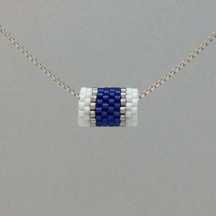 Bead White/Blue